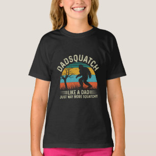 Camiseta Dadsquatch Como Um Pai Muito Mais Escamoteado