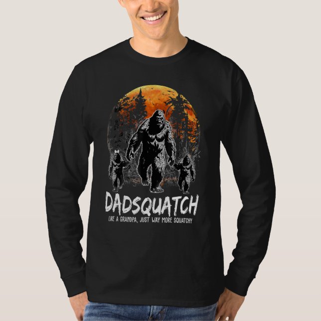 Camiseta Dadsquatch Like A Grandpa Just Way More Squatchy V (Frente)