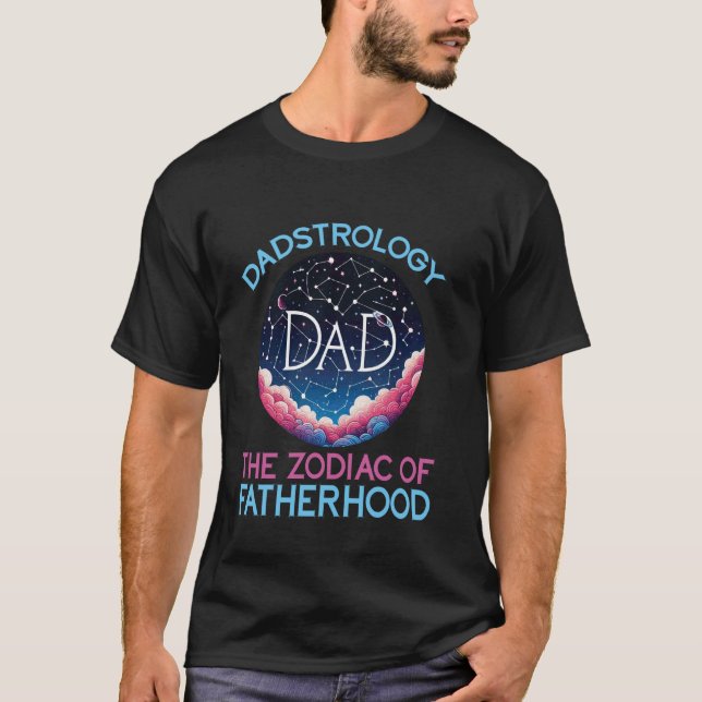 Camiseta Dadstrologia O Zodíaco Da Paternidade (Frente)