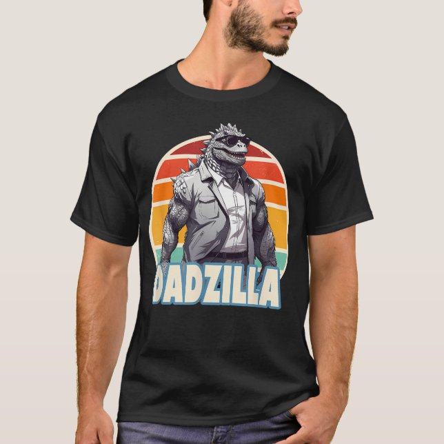 Camiseta Dadzilla O Kaiju Pai Radical (Frente)