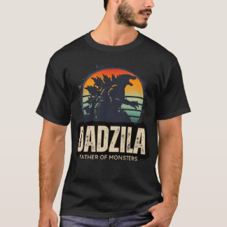 Camiseta "Dadzilla: O Legendário Pai dos Monstros"