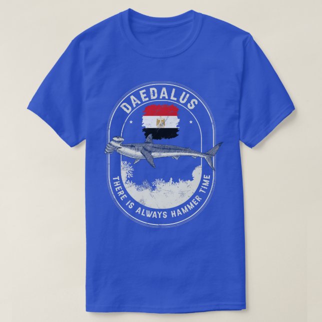 Camiseta Daedalus Always Hammer Time Liveaboard Hammerhead  (Frente do Design)