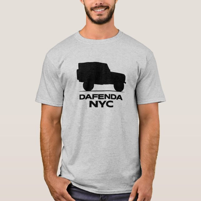 Camiseta DAFENDA NYC Black Solid Tee (Frente)