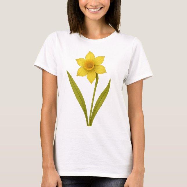 Camiseta Daffodil - Amor inigualável, sol (Frente)