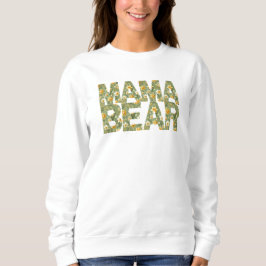 Camiseta Daffodil Mama Bear Floral e feroz