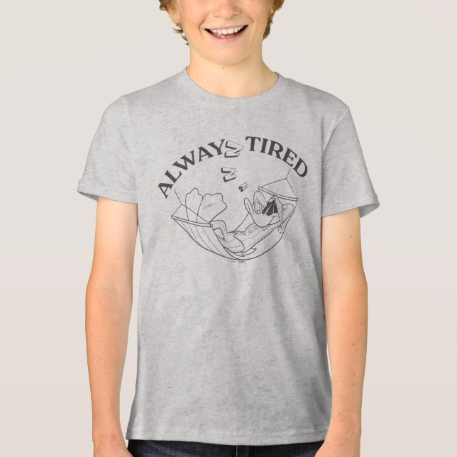 Camiseta DAFFY DUCK™ Always Tired (Frente)