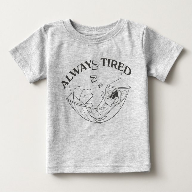 Camiseta DAFFY DUCK™ Always Tired (Frente)
