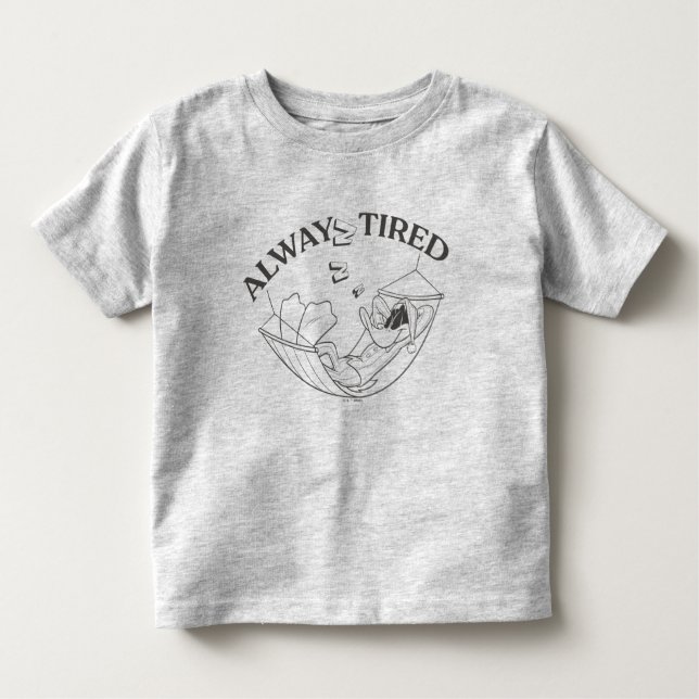 Camiseta DAFFY DUCK™ Always Tired (Frente)
