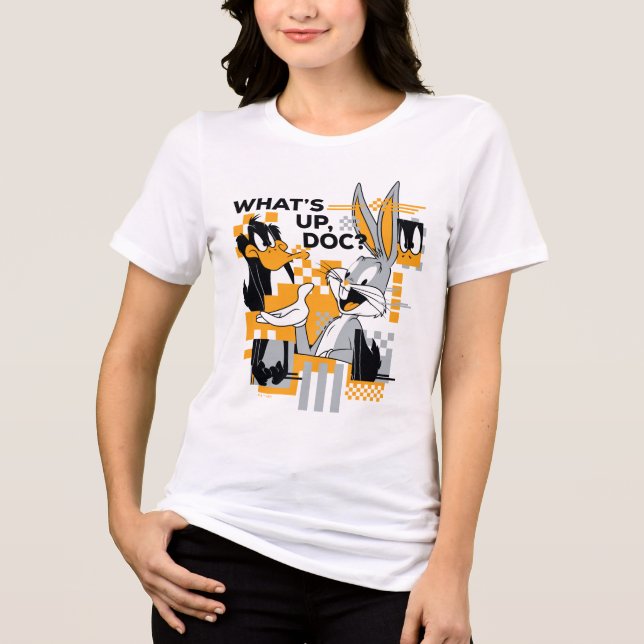 Camiseta DAFFY DUCK™ & INSETOS BUNNY™ Glitch (Frente)