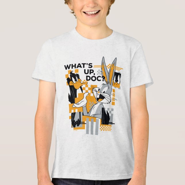 Camiseta DAFFY DUCK™ & INSETOS BUNNY™ Glitch (Frente)