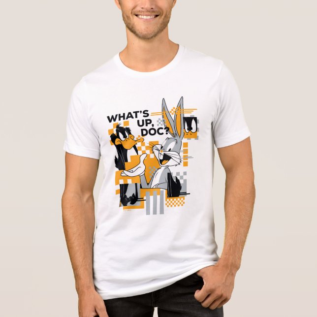 Camiseta DAFFY DUCK™ & INSETOS BUNNY™ Glitch (Frente)