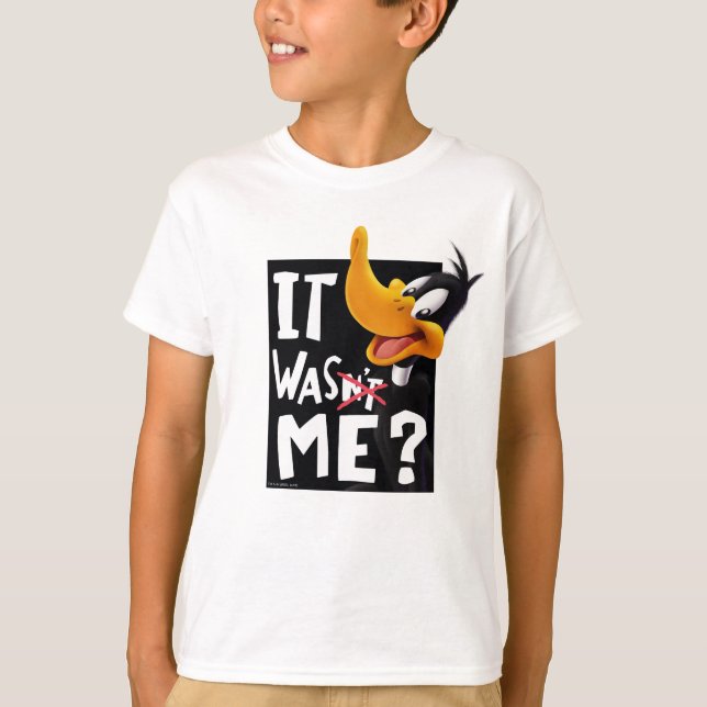 Camiseta DAFFY DUCK™ - Não fui eu / fui eu (Frente)