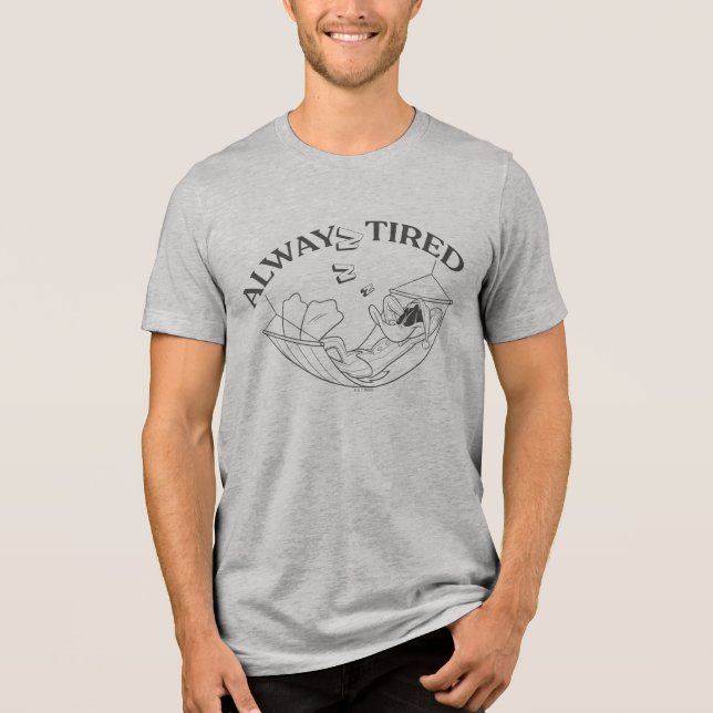 Camiseta DAFFY DUCK™ Sempre Cansado (Frente)