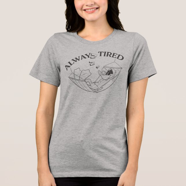 Camiseta DAFFY DUCK™ Sempre Cansado (Frente)