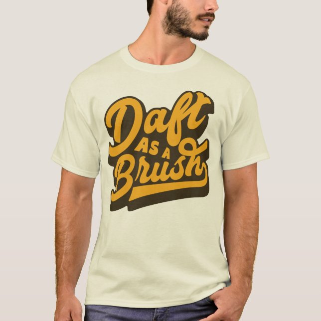 Camiseta Daft A Bruskshire English Slang (Frente)