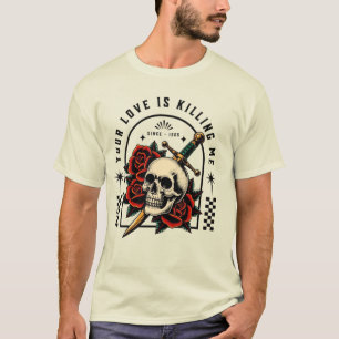Camiseta Dagger Rosa Tee - Love Machine