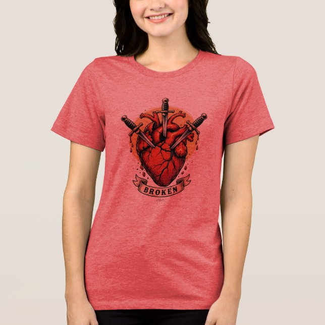 Camiseta Daggers Coração Quebrado (Frente)
