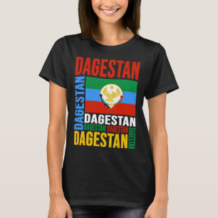 Camiseta Daguestan Flag Dagestan É Minha Casa Daguestan Lov