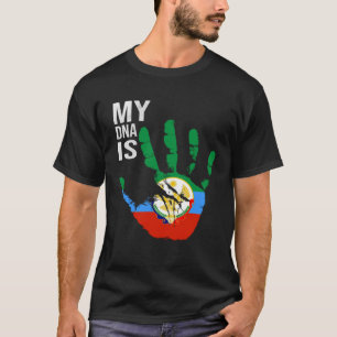 Camiseta Daguestan Flag Meu DNA É Dagestani Proud Dagestan 