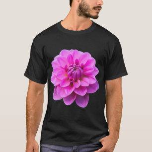 Camiseta Dahlia Rosa (Isolada)