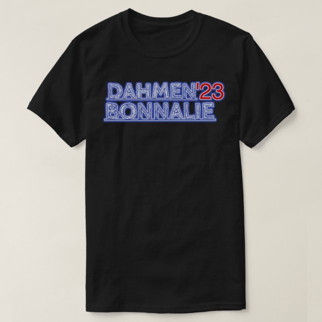 Camiseta Dahmen e Bonnalie em 2023 (Frente do Design)