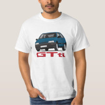 Daihatsu Charade GTti Turbo, azul com crachá - mor