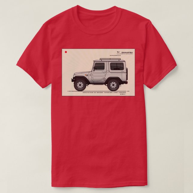 Camiseta Daihatsu F20 Deluxe (Frente do Design)