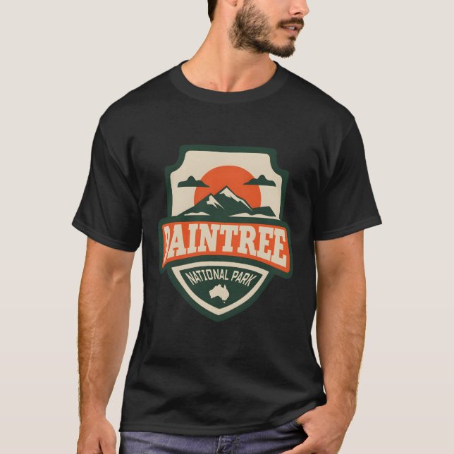 Camiseta Daintree Austrália � O Horizonte Sem Fim de Austr (Frente)