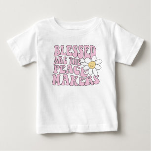 Camiseta Daisy and Peace Makers Slogan