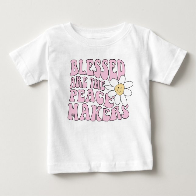 Camiseta Daisy and Peace Makers Slogan (Frente)