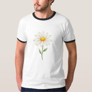 Camiseta Daisy Blooming - Design Whimsical Nature Inspirado