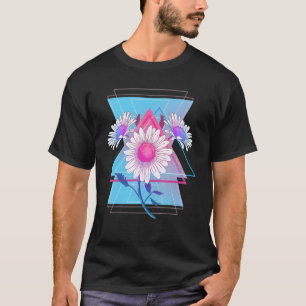 Camiseta Daisy Botanical Garden Vaporwave 90s Daisy Flower