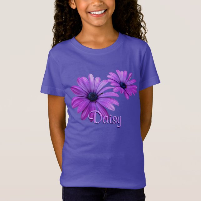 Camiseta Daisy da Menina Personaliza a Camisa do C (Frente)