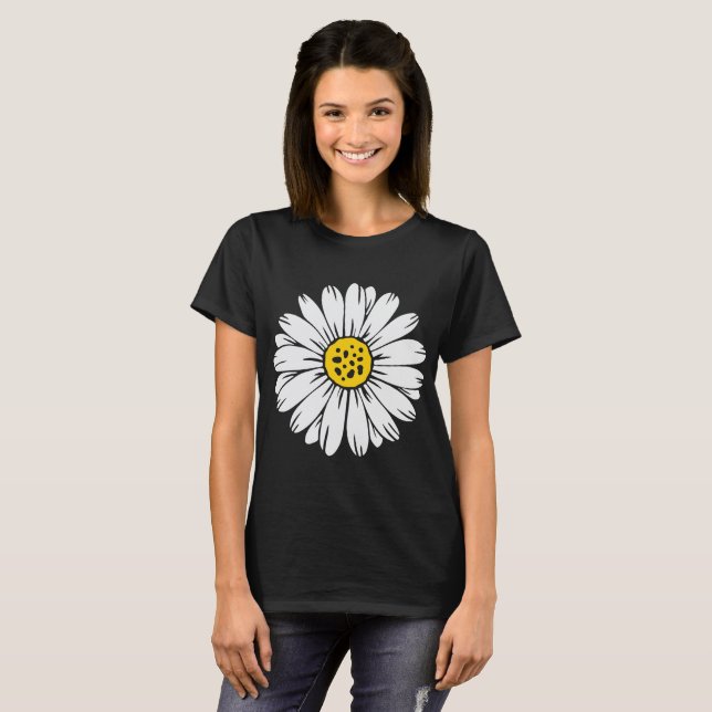 Camiseta Daisy Flower (Frente Completa)