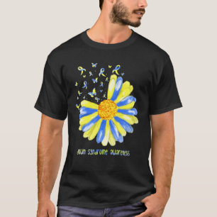 Camiseta Daisy Flower World Down Syndrome Sensibilização 21