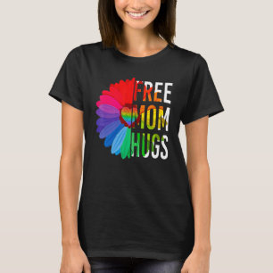 Camiseta Daisy Free Mãe Abraça Rainbow Lgbt Lgbtq Pride Mon