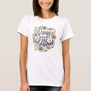 Camiseta Daisy In Love Wildflower T Shirt