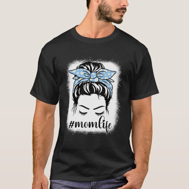 Camiseta Daisy Mãe Vida Cabelo Mensageiro Torra Mamãe da (Frente)