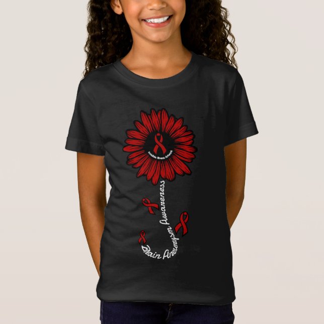 Camiseta Daisy... neurisma cerebral (Frente)