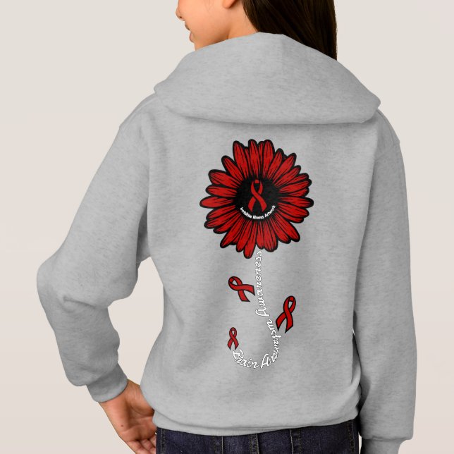 Camiseta Daisy... neurisma cerebral (Verso)
