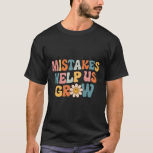 Camiseta Daisy Positive Growth Mindset Retro Professor Back