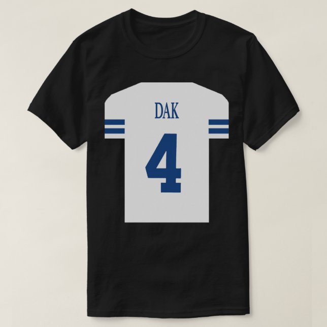 Camiseta Dak Prescott Jersey Sticker (Frente do Design)