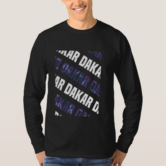 Camiseta Dakar Camo Pattern Purple Camouflage (Frente)