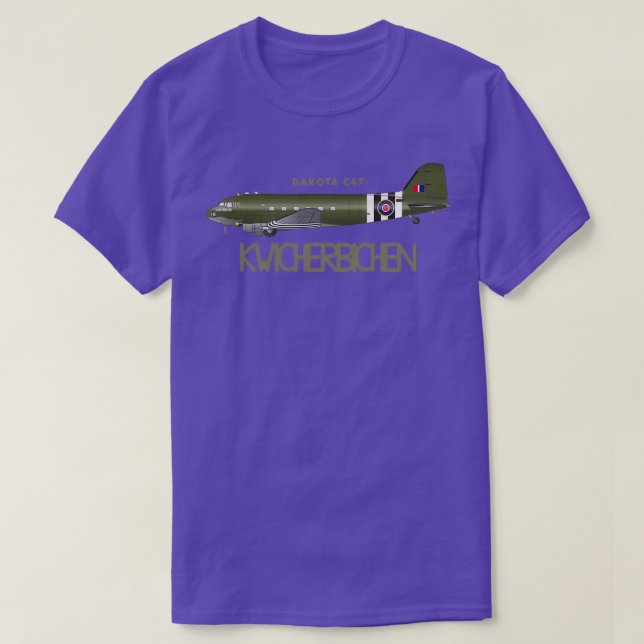 CAMISETA DAKOTA C47 SKYTRAIN KWICHERBICHEN 1 (Frente do Design)