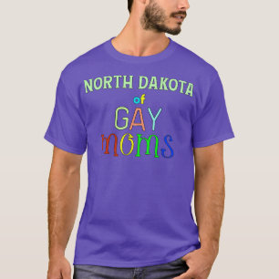 Camiseta Dakota Do Norte De Mães Gay