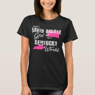 Camiseta Dakota do Sul Apenas uma garota de Dakota do Sul e