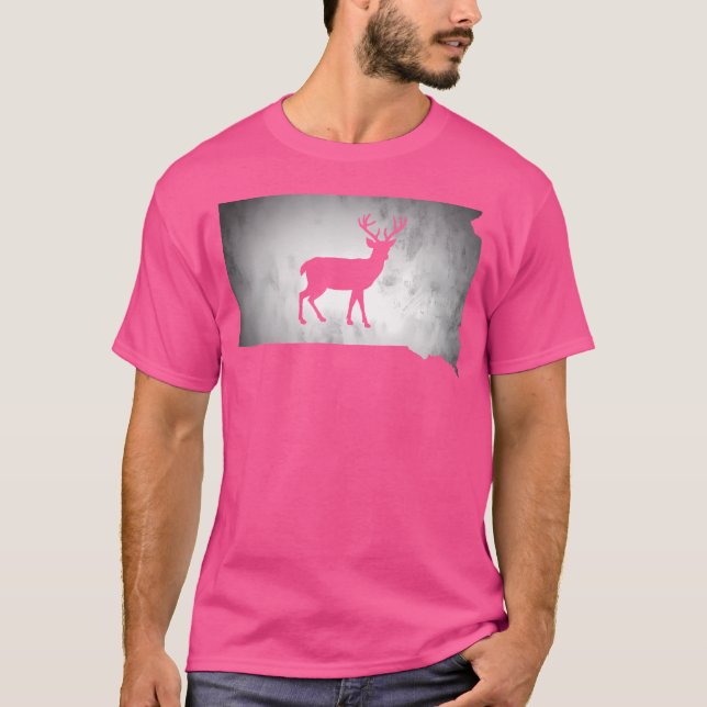 Camiseta Dakota do Sul Deer Hunting (Frente)