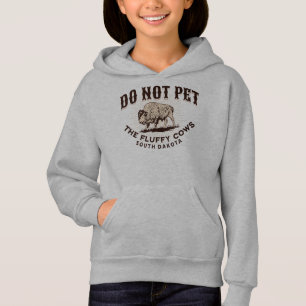 Camiseta Dakota do Sul Não Acaricie os Bufalos Vacas Fofas