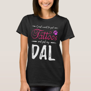 Camiseta Dal Dog Lover Tatto Engraçado Cachorro Dalmaciano