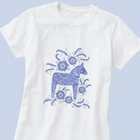 Dala Horse Indigo Blue